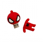 Custom pvc Usb Drives - 2020 hottest cartoon Spiderman shaped custom usb drives LWU804